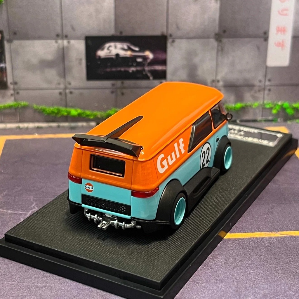Mô hình xe Volkswagen RWB T1 Van Gulf #22 limited 499 tỉ lệ 1:64 Mini&Dream