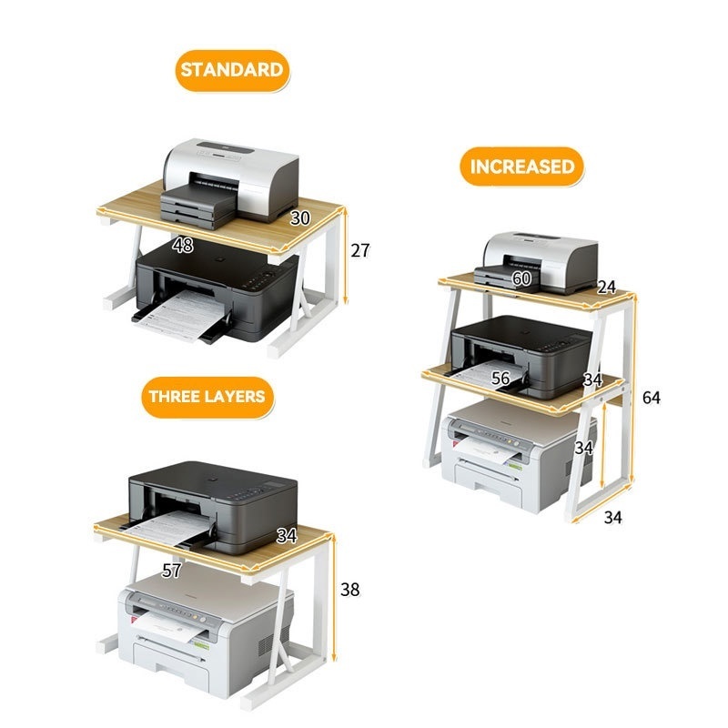 Kệ máy in 2 tầng Kệ photocopy gia đình hai tầng để bàn đa năng