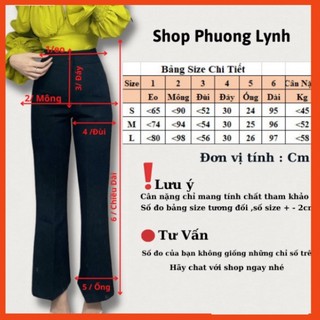 Quần tây nữ ống loe ,quần tây đen ống loe cạp cao , quần tây nữ lưng cao 1 cút PLQ105