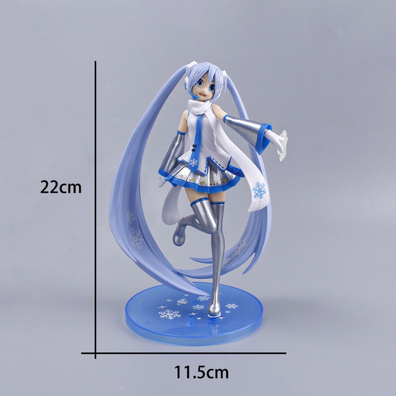Mô Hình Búp Bê Hatsune Miku Sakura Bằng PVC 14-23cm 8 Kiểu Dáng Tùy Chọn