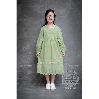 [Có sẵn] [Ảnh thật] Váy Bé Gái Violet - MSP 2610
