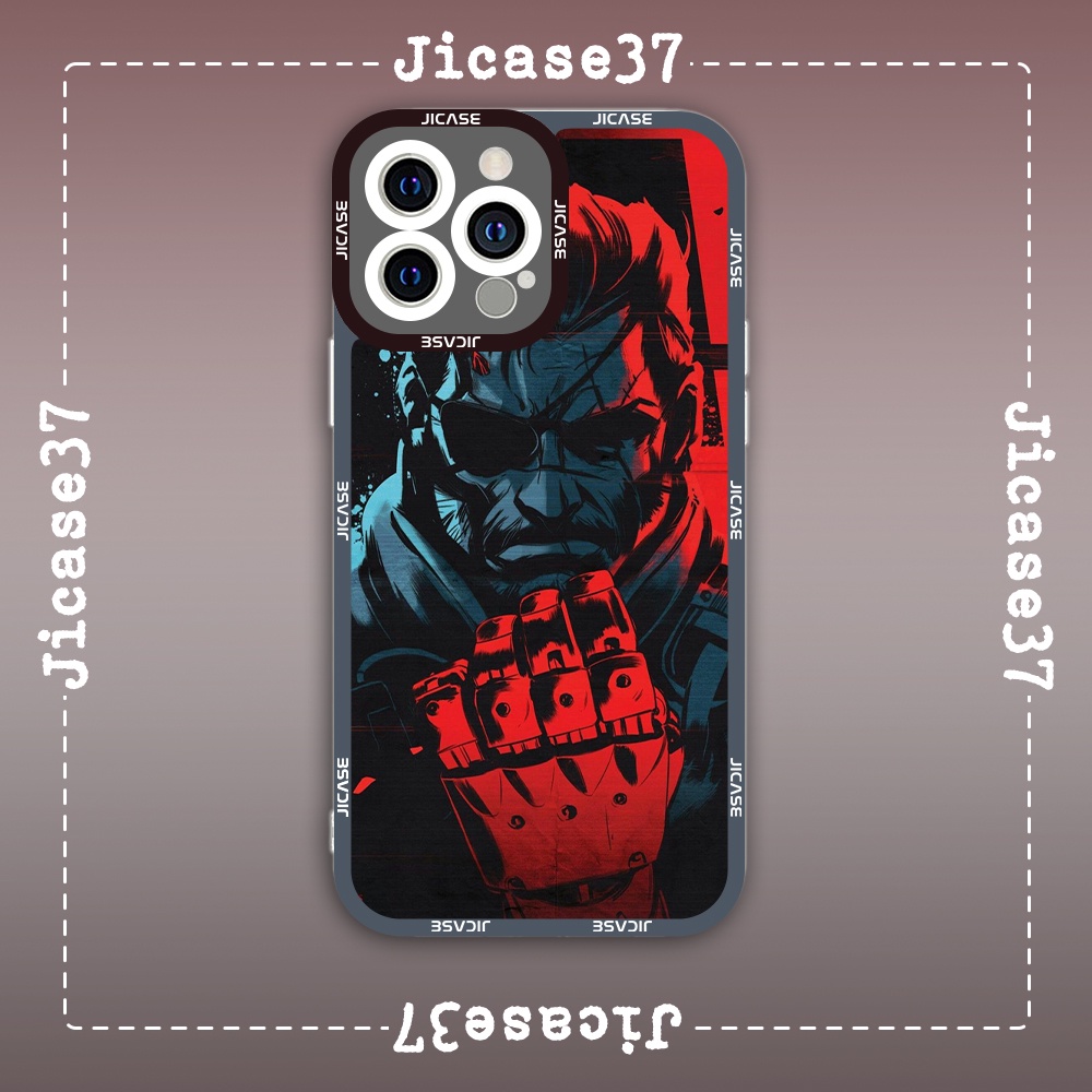 Ốp lưng iphone samsung xiaomi oppo cạnh vuông Jicase JMcase Metal Gear Solid V Game Hành Động