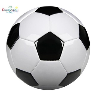 Quả bóng đá da pu size 5 màu trắng đen