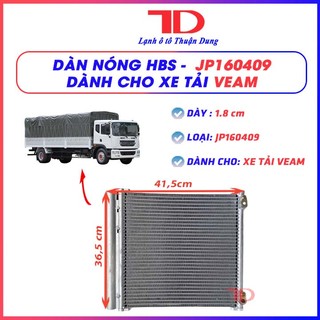 Dàn nóng hbs - jp160409 xe tải veam, giàn nóng - điện lạnh ô tô thuận dung