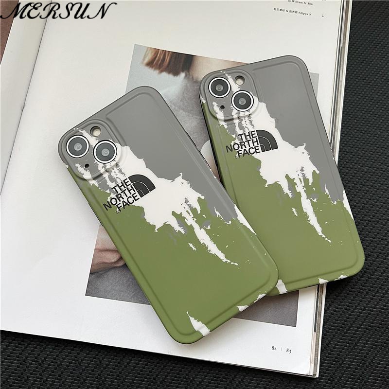 The North Face Ốp Điện Thoại Hình Tranh Sơn Dầu Đẹp Mắt Cho Apple Iphone xsmax 7Iphone14Promax Iphone13Promaxiphone11 12 iPhone13promaxXR DE8S