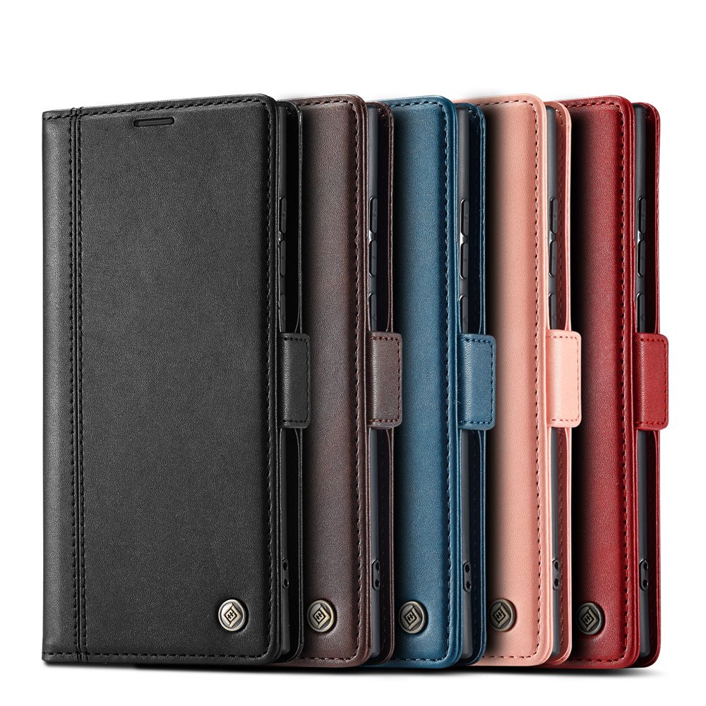 Bao Da Điện Thoại Nắp Lật Từ Tính Có Ngăn Đựng Thẻ Cho Samsung Galaxy S23 S22 Ultra Plus