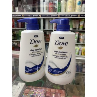 Sữa tắm dưỡng ẩm dịu mát Dove Aqua (500g )