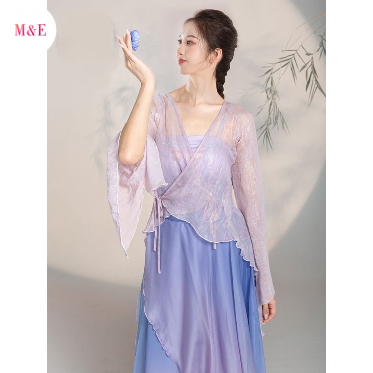 Bộ Trang Phục Biểu Diễn Múa Phong Cách Trung Hoa Cổ Điển Cho Nữ