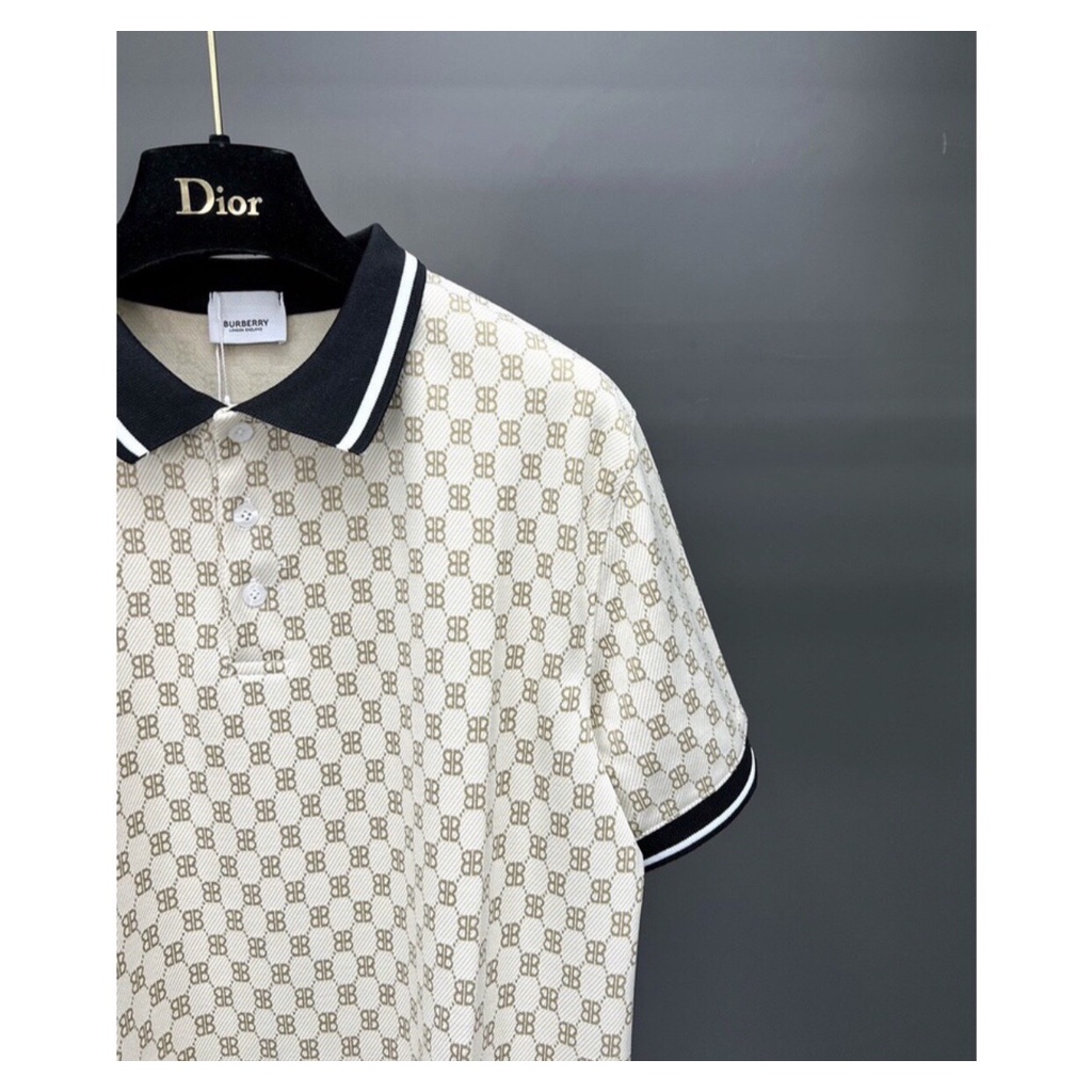 Áo Polo BBR Cổ Bẻ In 5D Chất Liệu Cá Sấu Cotton Cao Cấp Hot Trend 2023