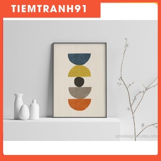 Tranh Canvas Cao Cấp | Mid Century Modern Wall Art Decor, Scandinavian Prints