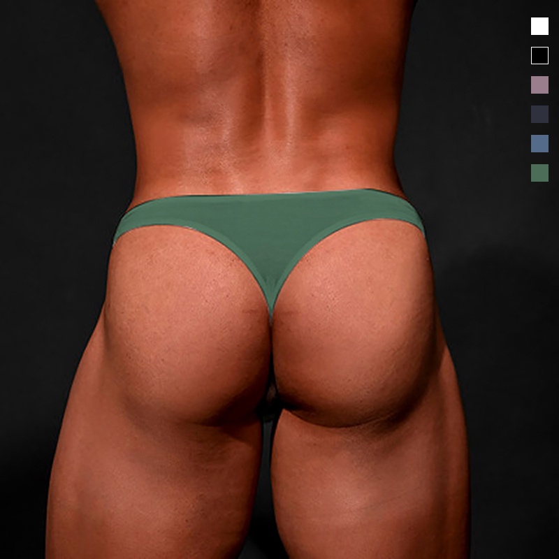 0850 Quần lót nam Sexy Thấp eo Jockstrap Cotton G-String Thongs Thoáng khí Nhanh khô Gay Bikini Quần lót AD313