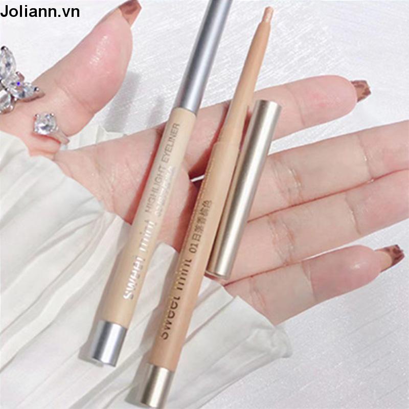 🎐Joliann🎐Bút  Phấn mắt Sweet Mint sáng màu trắng điểm nhũ ánh ngọc trai lâu trôi chống thấm nước