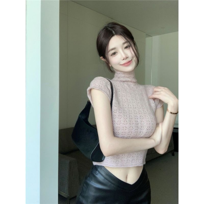 COZOK Áo Thun Dệt Kim Sát Nách Dáng Ôm Thời Trang Đơn Giản