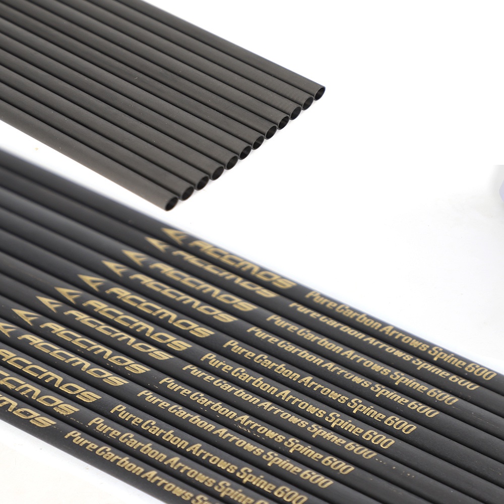 Set 12 Trục Mũi Tên ID4.2mm 100% Carbon Màu Vàng 250-1000