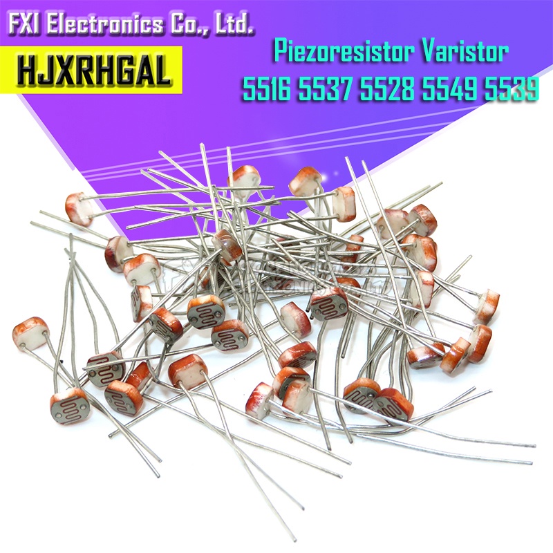 Set 20 Điện Trở Quang 5528 GL5528 5537 5506 5516 5539 5549 Cho Arduino GL5506