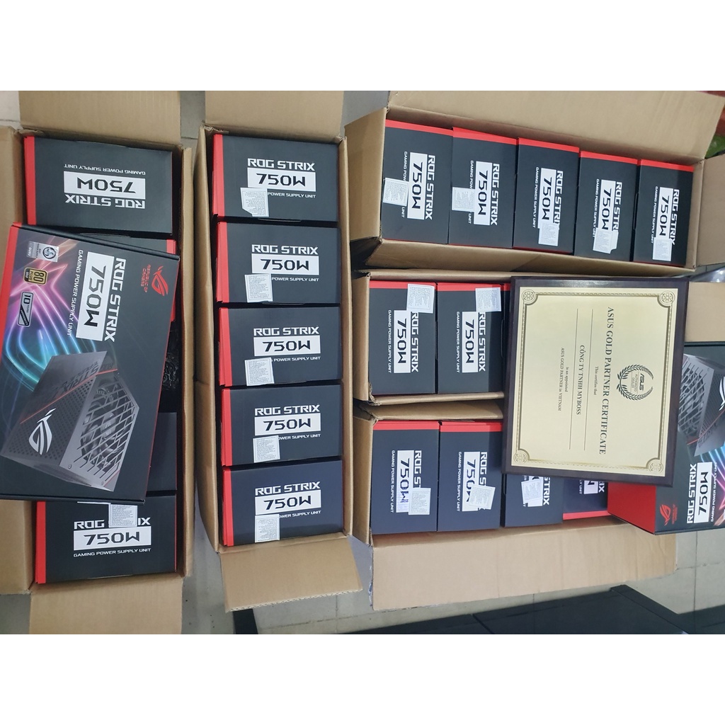Nguồn ASUS ROG Strix 750W Gold / Full Modular BH Chính Hãng 120 Tháng