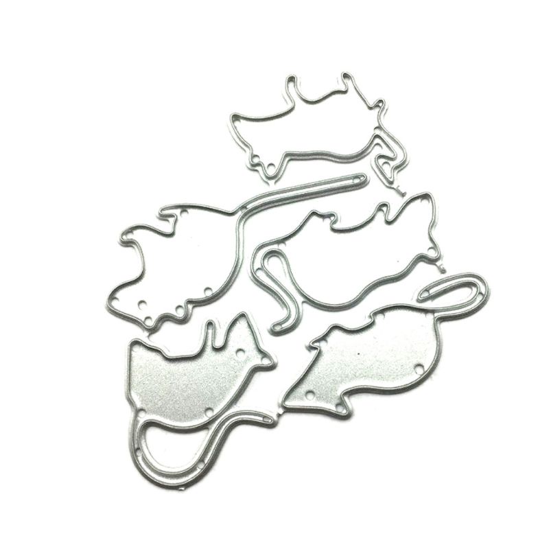 Khuôn Cắt Giấy Kim Loại Trang Trí Hình Nhóm Nhạc Blala