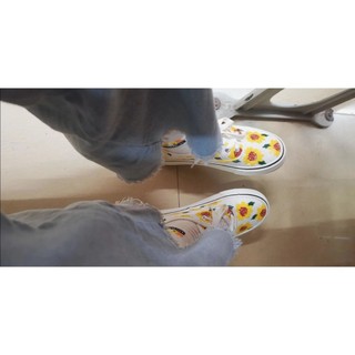 [ORDER] Giày dáng van hoa cúc vàng