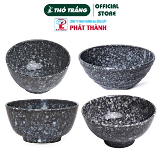 Combo Chén Vân Đá Đen nhựa Melamine cao cấp Fataco Việt Nam