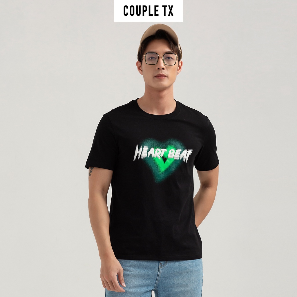 Áo Thun Nam Couple TX In Graphics Heart Beat MTS 1241
