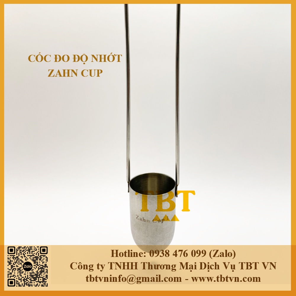 Cốc đo độ nhớt Zahn Cup số 8