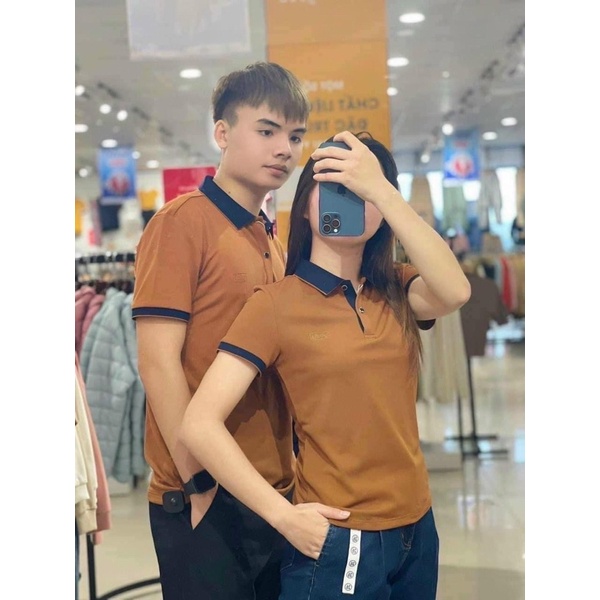 ÁO POLI NAM NỮ PHỐI CỔ VẢI THOÁNG MÁT