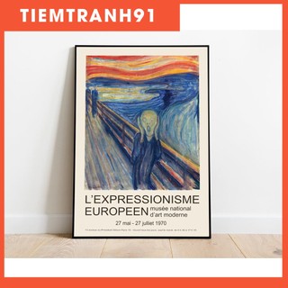 Tranh Canvas Cao Cấp | Áp phích triển lãm cho Bảo tàng Nghệ thuật Hiện đại Quốc gia ở Paris, New York