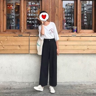 ORDER Quần ống suông basic