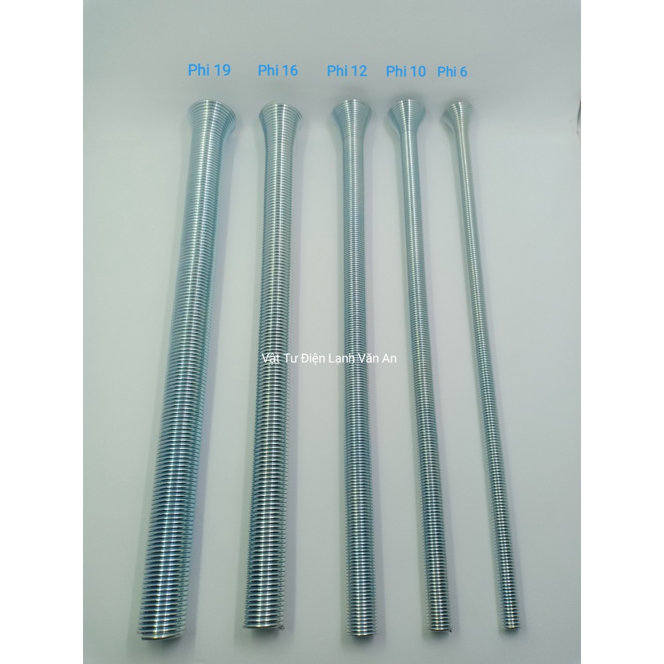 Bộ lò xo uốn ống đồng ngoài phi 6, 10, 12, 16, 19 dài 35cm