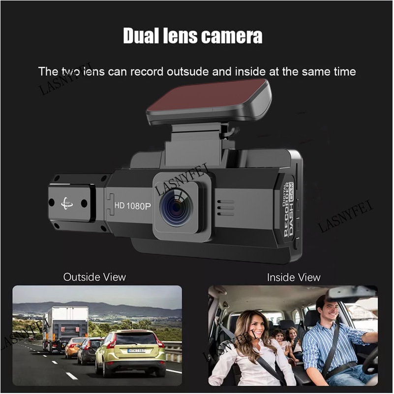 Camera Hành Trình 3 Chiều HD 1080 3 Inch IPS Có Thể Xoay Được