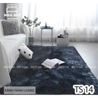 Thảm lông trải sàn màu loang - cao cấp - thảm lông giá rẻ