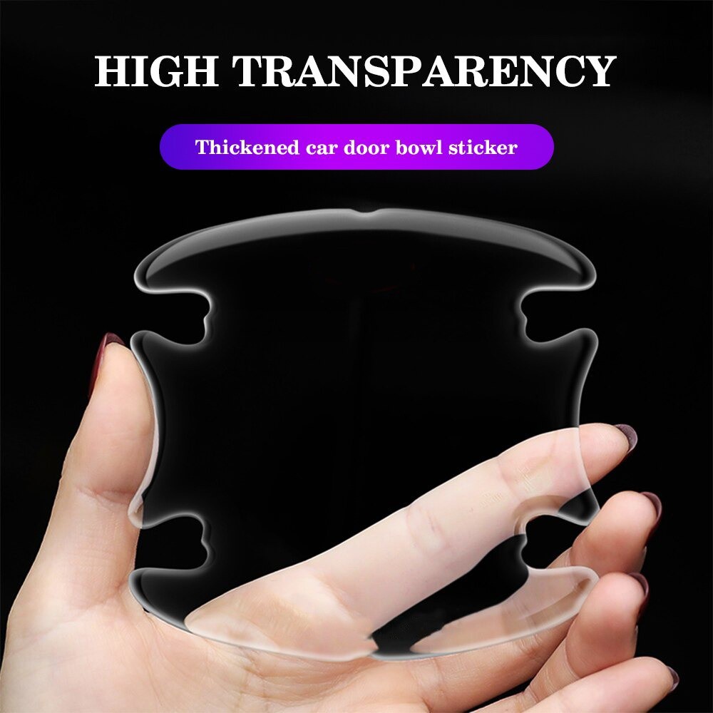 Miếng Dán Bảo Vệ Tay Nắm Cửa Trong Suốt Chống Trầy Xước Cho Xe Hơi Toyota Avanza