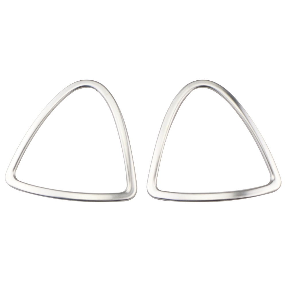 Bộ 2 Miếng Dán Trang Trí Lỗ Thông Gió Xe Hơi Nissan Kicks 2017-2021 Bằng Thép Không Gỉ