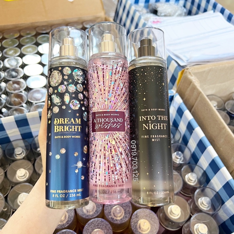 Bộ sữa tắm, kem dưỡng body, xịt thơm  𝐈𝐍𝐓𝐎 𝐓𝐇𝐄 𝐍𝐈𝐆𝐇𝐓