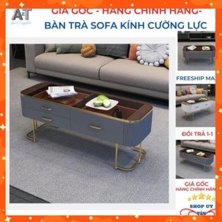 Bàn trà sofa, bàn trà uống nước, chống sước ngăn kéo thông minh cao cấp có ngăn at113
