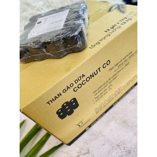 Thùng than gáo dừa không khói hình trụ 16viên/kg