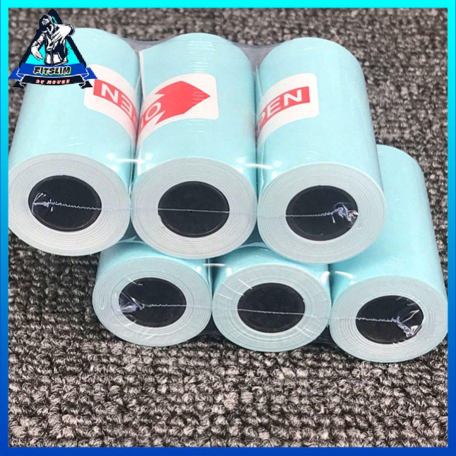 Giấy in 57X30Mm nhiệt nhãn dán mặt sau màu trắng tự dính