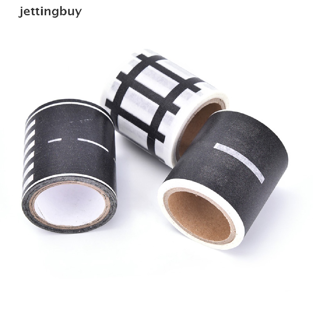 Cuộn băng keo dán JETTING kiểu dáng đường giao thông DIY sáng tạo tháo rời được mới dành cho trẻ em