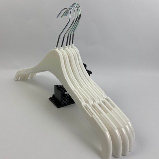 [Sét 10 cái] Móc nhựa  trắng - đen Treo Quần Áo - Móc nhựa treo áo NV38- Móc nhựa NV38-38cm.