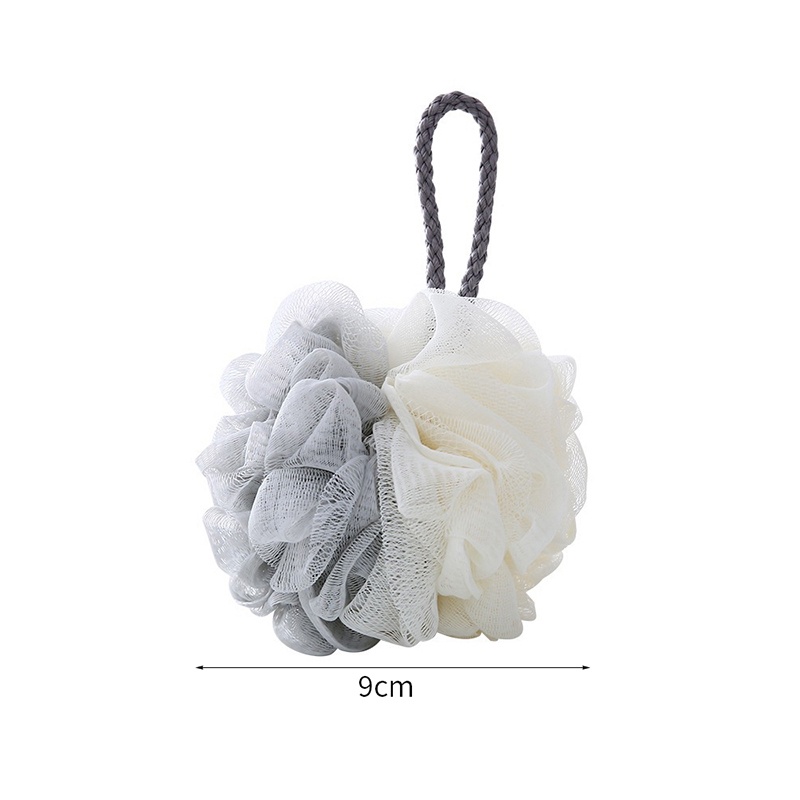 Màu sắc ngẫu nhiên Bóng tắm chà massage cơ thể hình hoa lưới