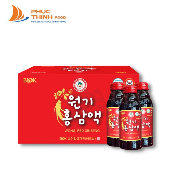 Nước Hồng Sâm WONGI RED GINSENG Hộp 10 chai