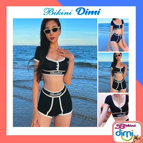 Đồ bơi nữ 2 mảnh badblo phong cách trẻ trung