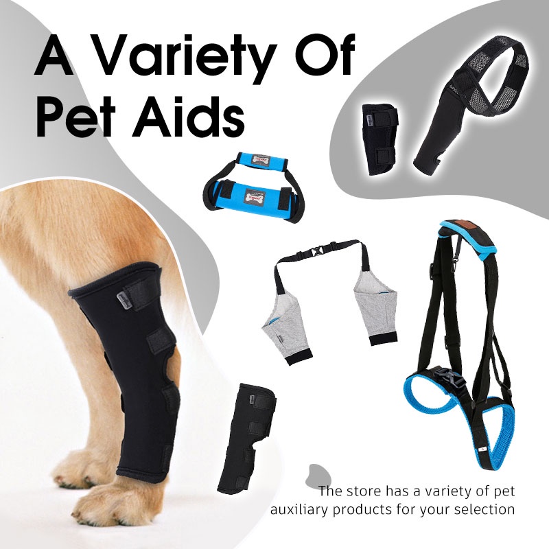 HamshMoc Đai Quấn Mềm Mại Bảo Vệ Vết Thương Chống Bong Gân Có Thể Điều Chỉnh Cho Thú Cưng