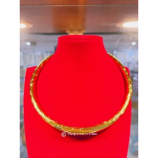  Vòng cổ cưới chạm rồng phụng mạ vàng 24 siêu chuẩn dành cho cô dâu ngày cưới - tặng kèm hộp nhung khi mua sản phẩm 