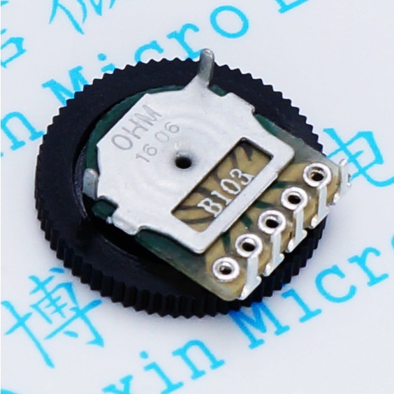 Duplex B103 10K Dial Potentier Gear Potentier 16 * 2MM Duplex 5 chân Duplex B103 10K Dial Potentier 