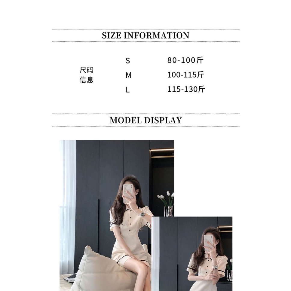 Đầm polo Dáng Chữ a Ôm Eo Thời Trang Cho Nữ