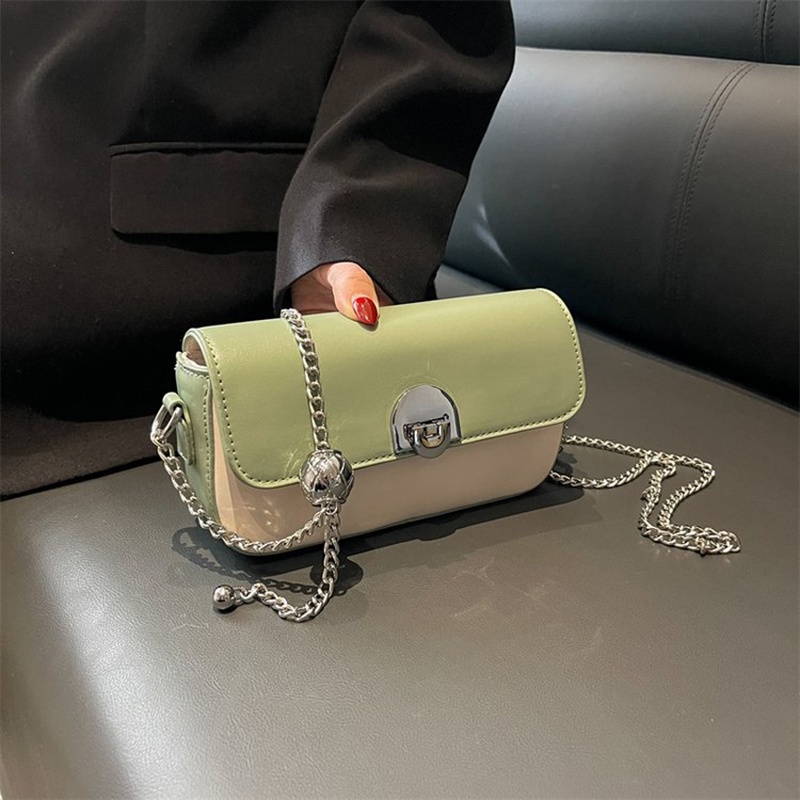 Túi Đeo Chéo Màu Sắc retro Đơn Giản Cho Nữ