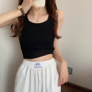 Áo ba lỗ croptop len tăm basic Quảng Châu MS421