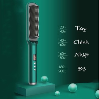 Lược điện chải tóc tạo kiểu - uốn duỗi ép tóc đa năng