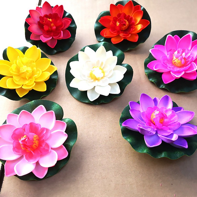 Hoa Sen Giả Trang Trí Bể Cá 10cm